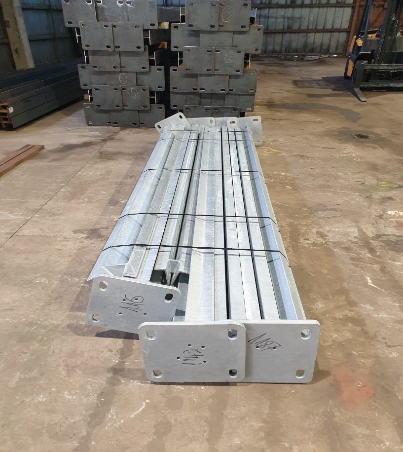 Steel construction project